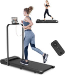 2 In1 Walking Pad, Under Desk Treadmills, Quiet Walking Jogging Machine for Office Home